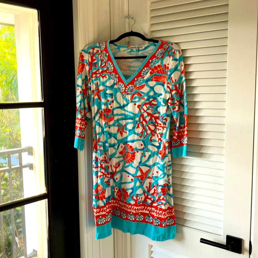 Barbara Gerwit v-neck dress.